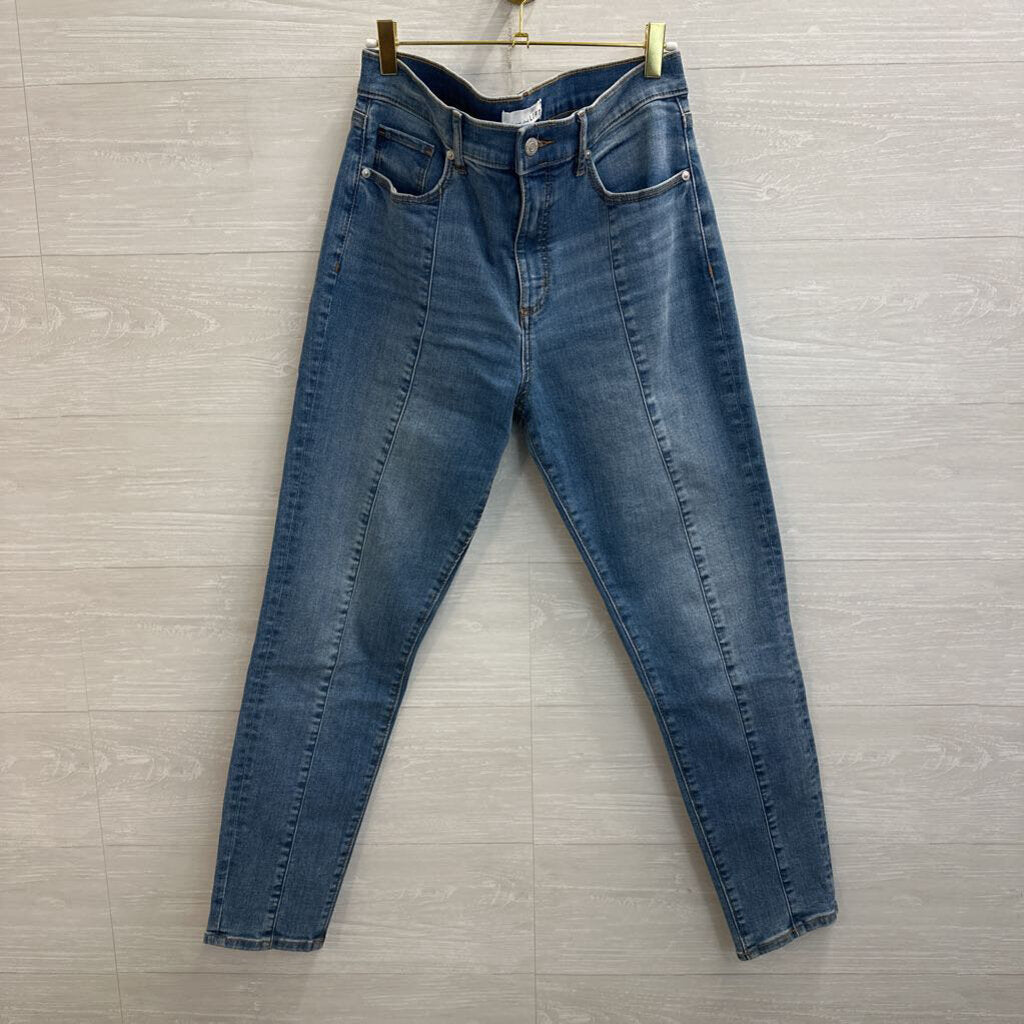 Loft Medium Wash Straight Leg Jeans 29