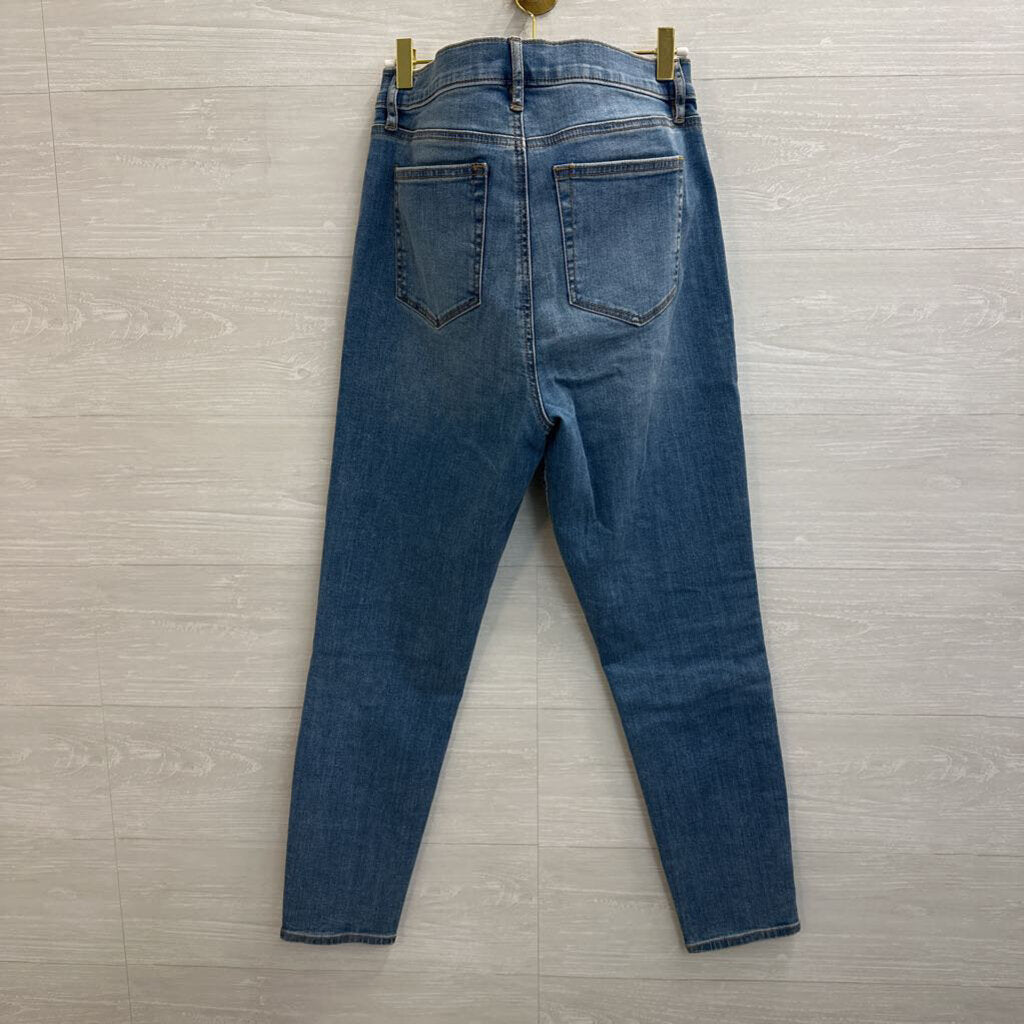 Loft Medium Wash Straight Leg Jeans 29