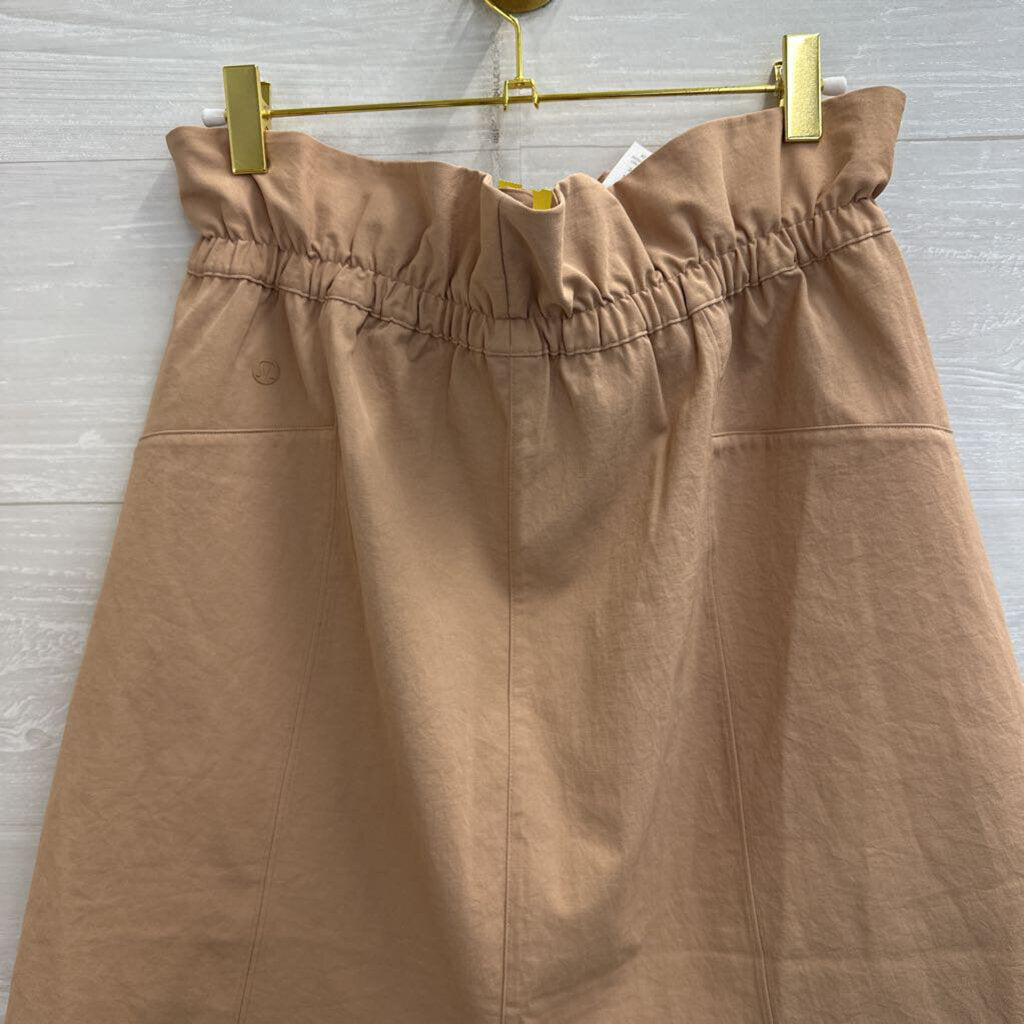 Lululemon Brown High Rise Trip Taker Skirt 8