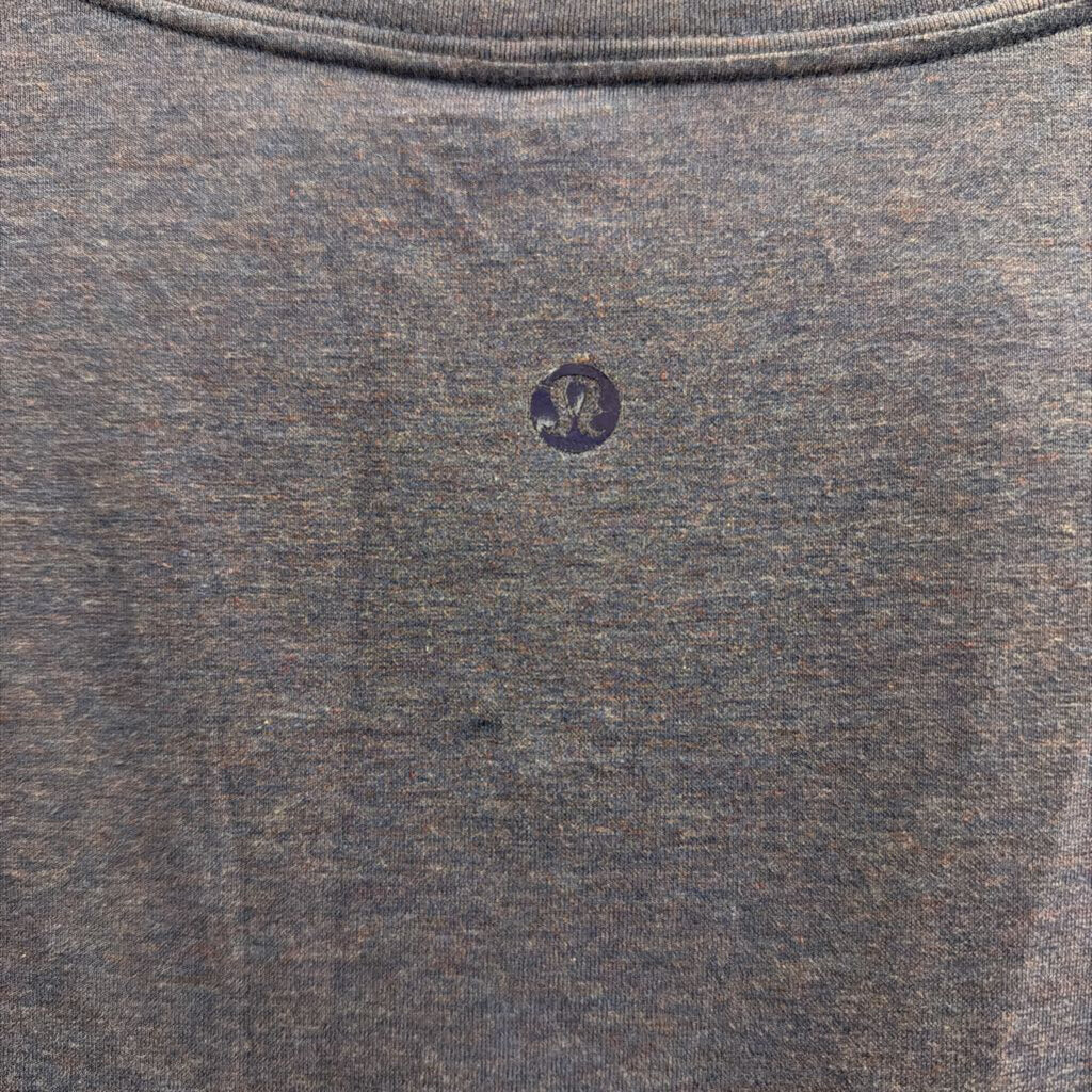 Lululemon Blue Short Sleeve V Neck Athletic Top Medium