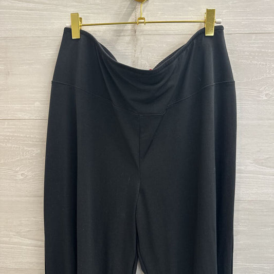 Spanx Black Wide Leg Pull On Pants Extra Large