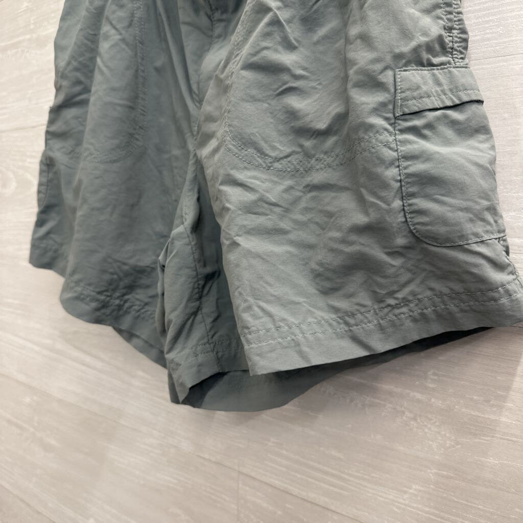 Columbia Green Wide Leg Athletic Shorts Medium