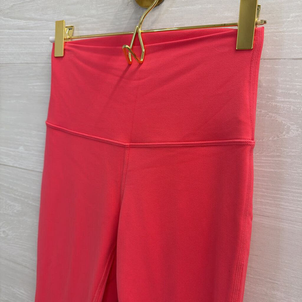 Lululemon Bright Pink Cropped Athletic Leggings 4