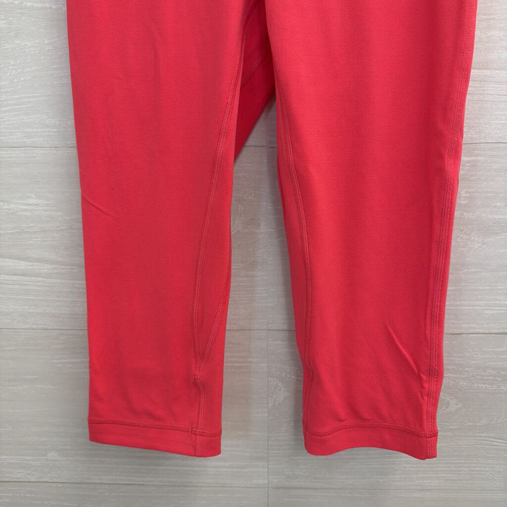 Lululemon Bright Pink Cropped Athletic Leggings 4