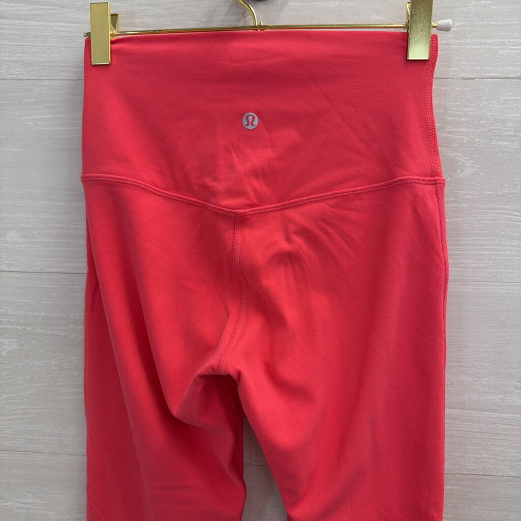 Lululemon Bright Pink Cropped Athletic Leggings 4