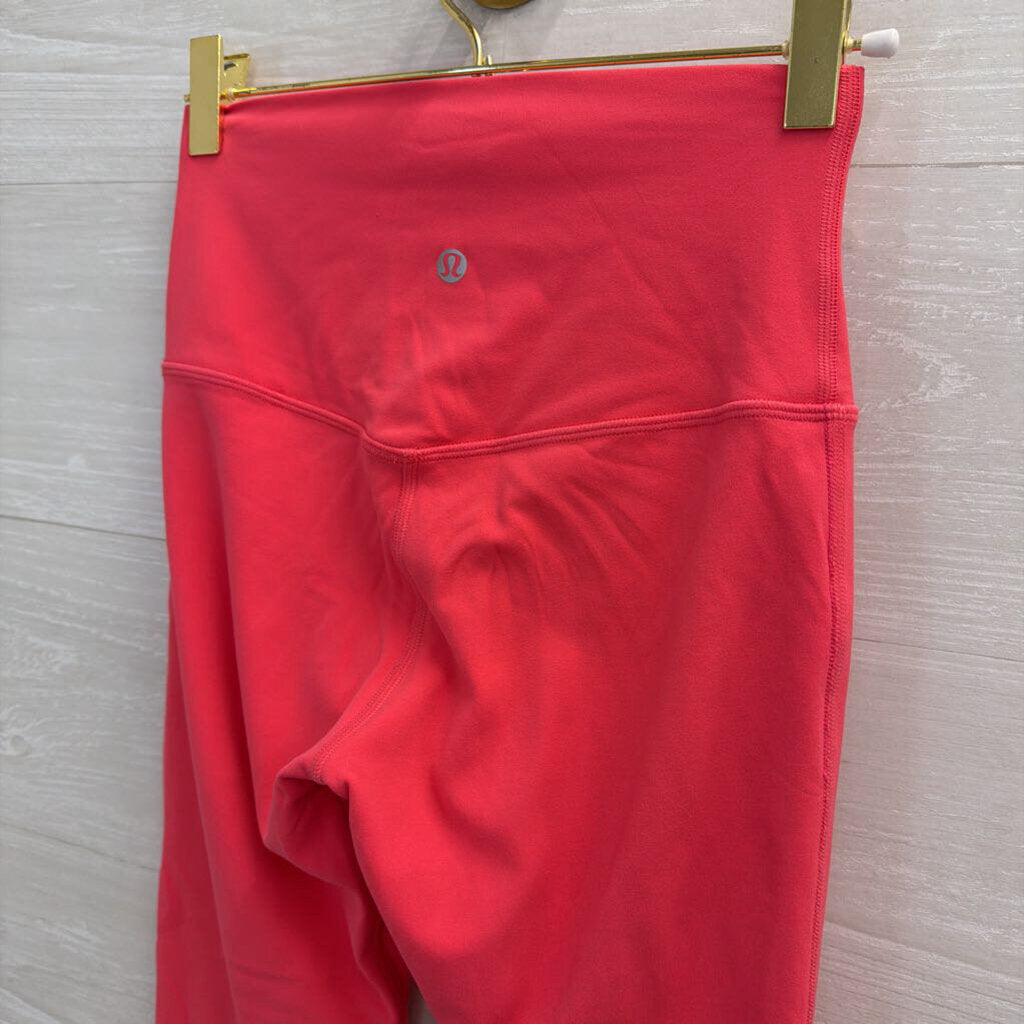 Lululemon Bright Pink Cropped Athletic Leggings 4
