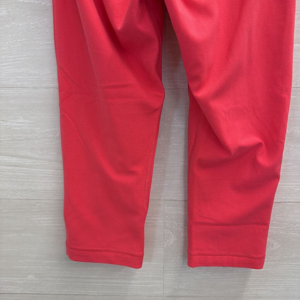 Lululemon Bright Pink Cropped Athletic Leggings 4