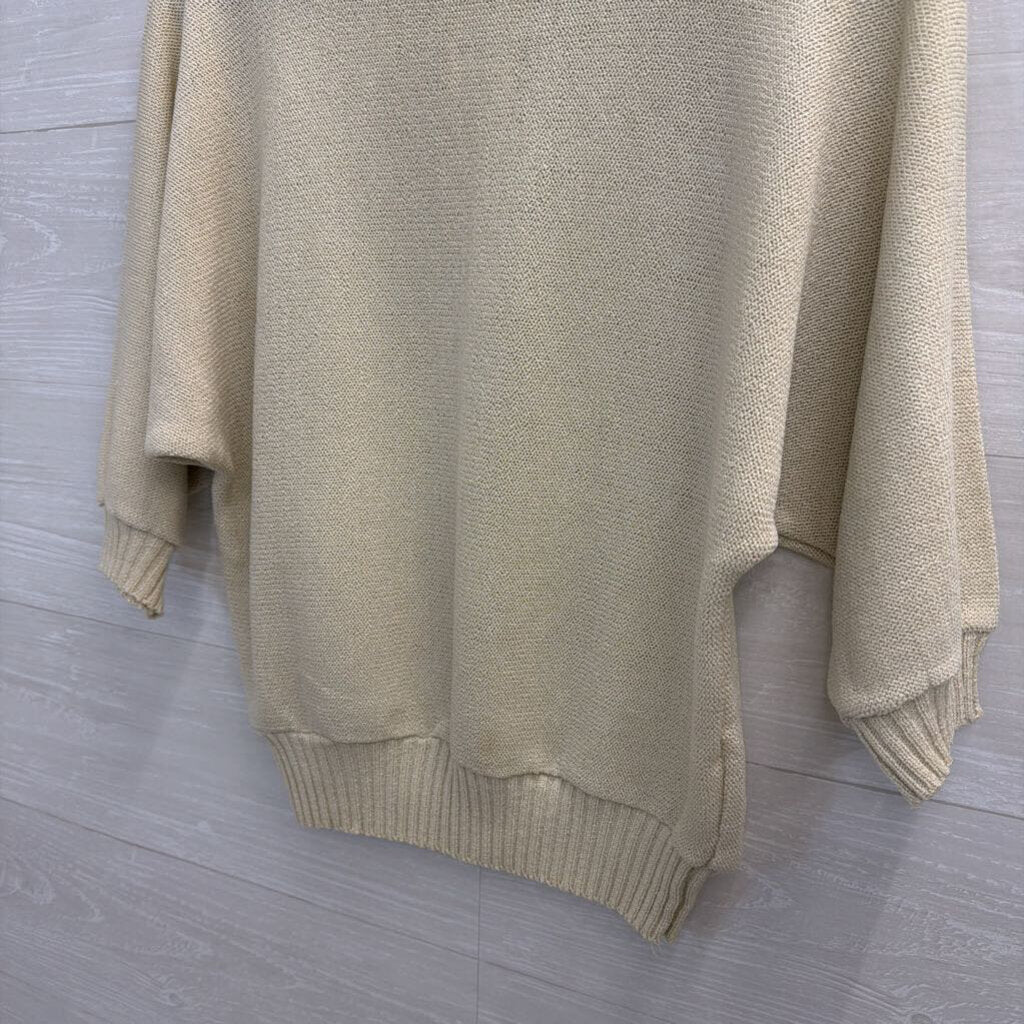 Vintage Paul Harris Beige Knit Sweater Top Medium