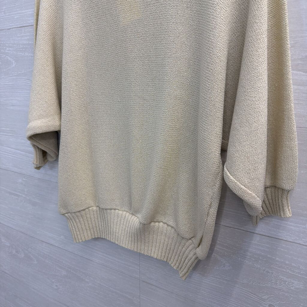 Vintage Paul Harris Beige Knit Sweater Top Medium