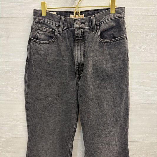Levi Black 70s High Flare Denim Jeans 28