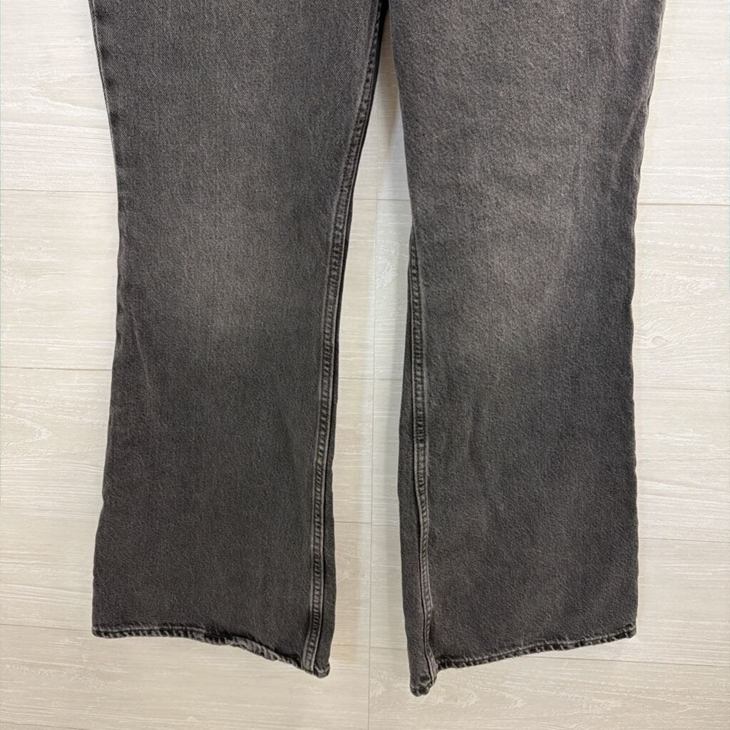 Levi Black 70s High Flare Denim Jeans 28