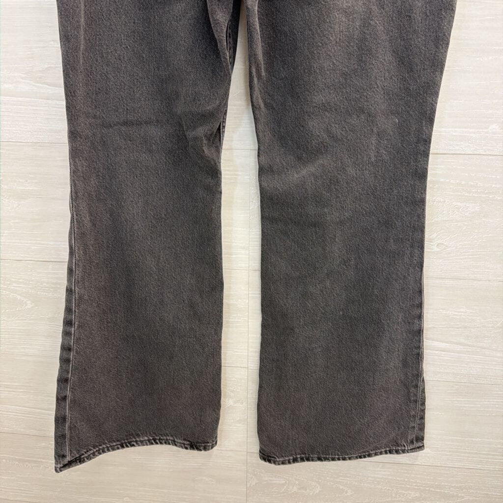 Levi Black 70s High Flare Denim Jeans 28