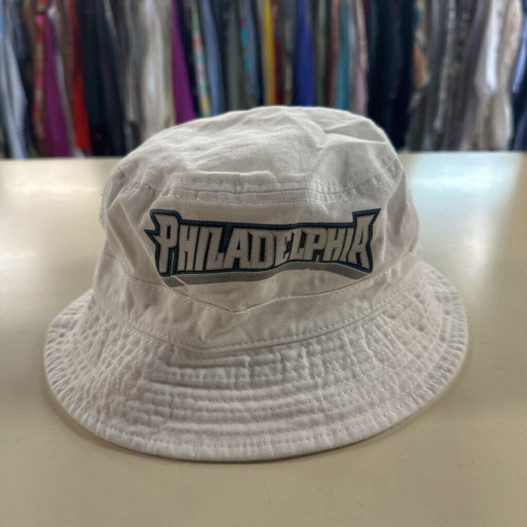 ChoKoLids White/ Blue Philadelphia Bucket Hat
