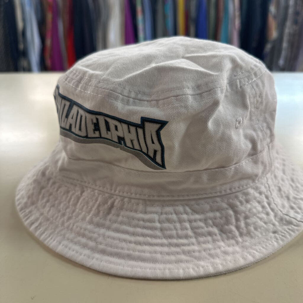 ChoKoLids White/ Blue Philadelphia Bucket Hat
