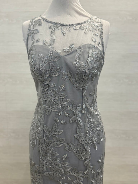 Ignite High Neck Lace Long Formal 12