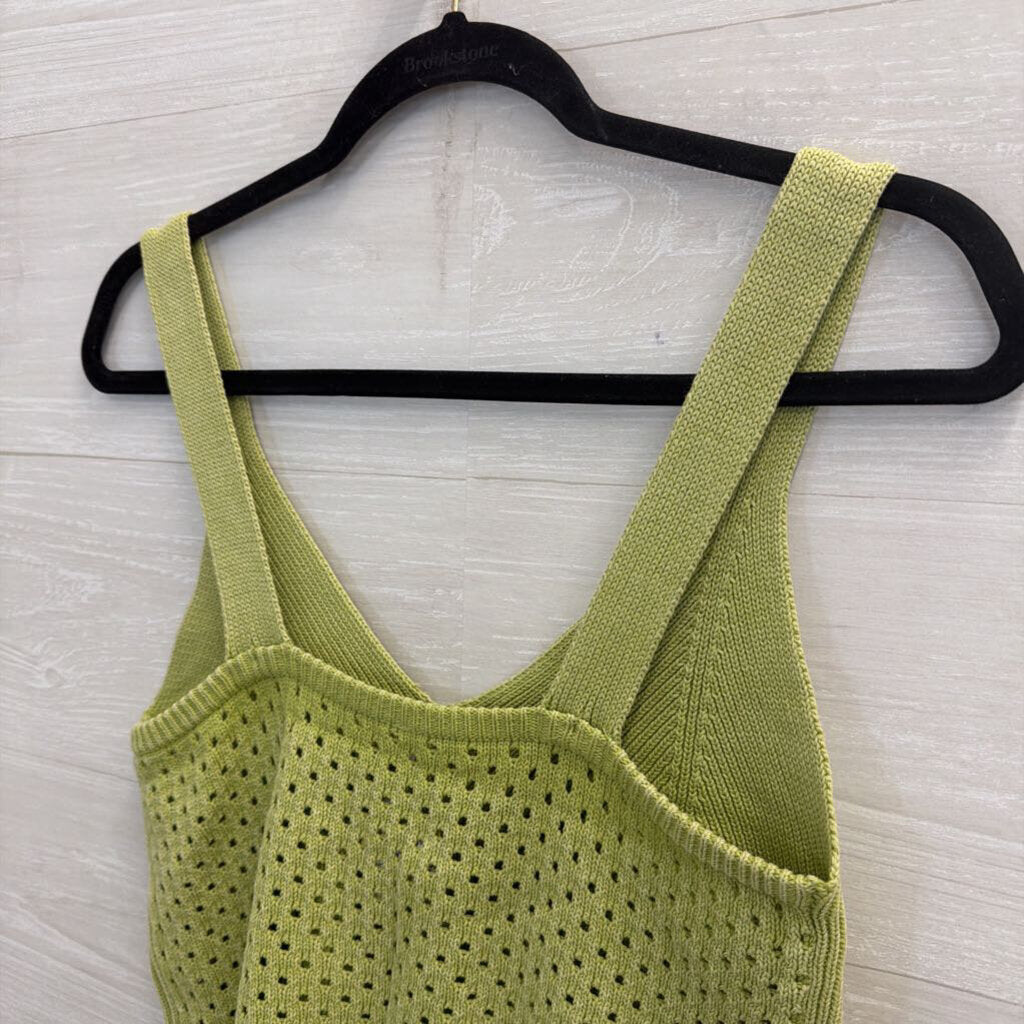 YFB Green Knit Tank Top Medium