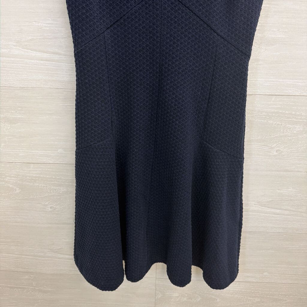 Banana Republic Navy Textured Short Sleeve Dress 4