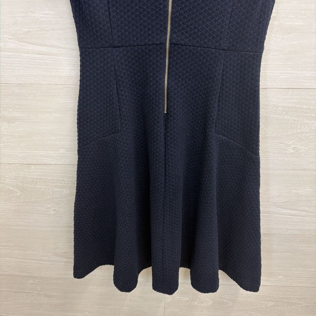Banana Republic Navy Textured Short Sleeve Dress 4