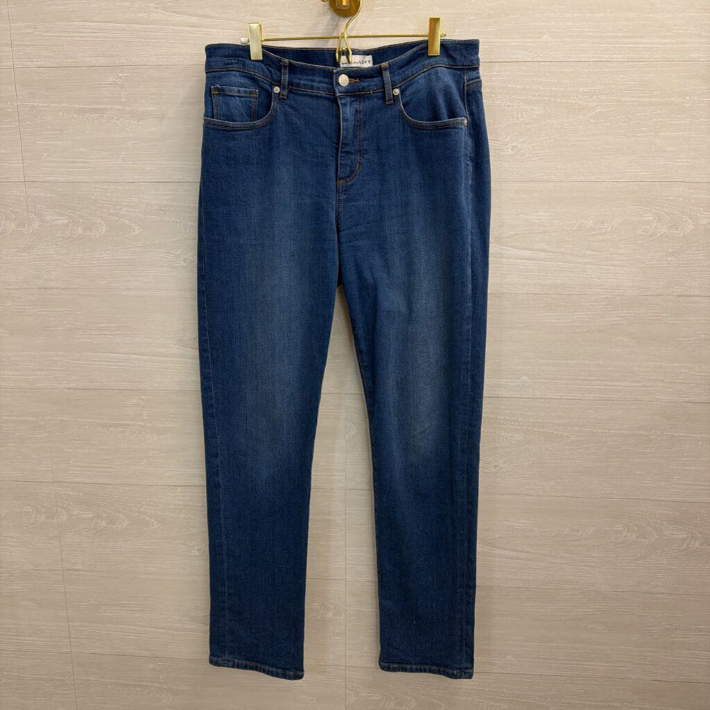 Loft Medium Wash The Girlfriend Jeans 29