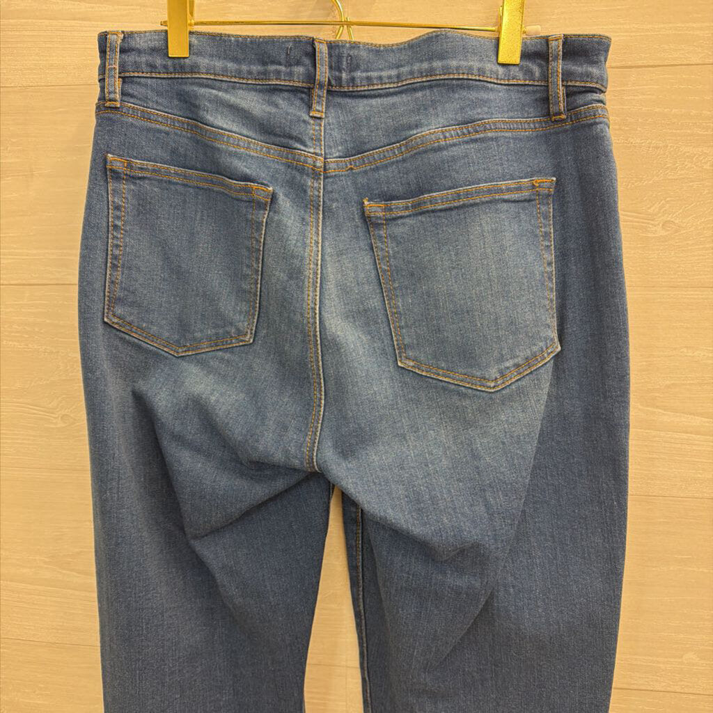 Loft Medium Wash The Girlfriend Jeans 29