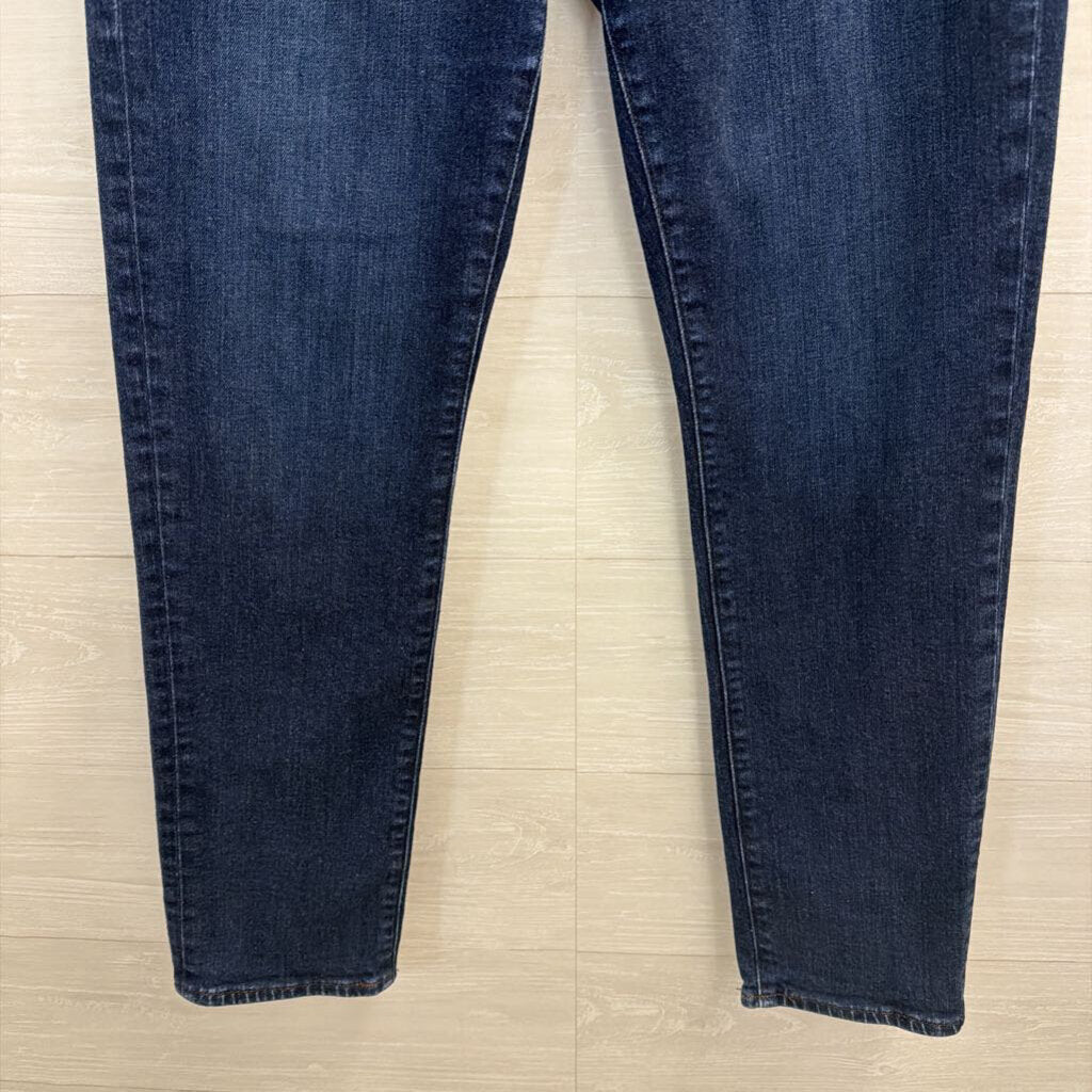 Loft Dark Wash The Super Soft Girlfriend Jeans 30