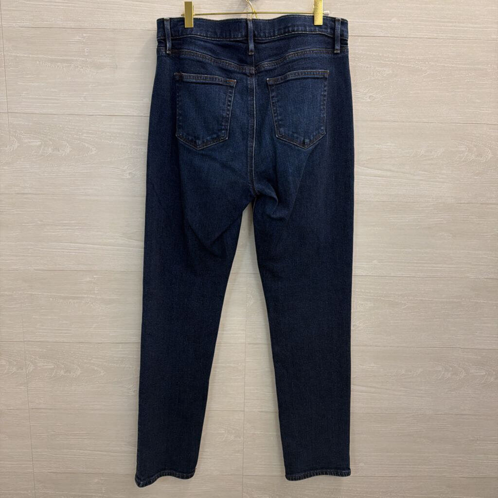 Loft Dark Wash The Super Soft Girlfriend Jeans 30
