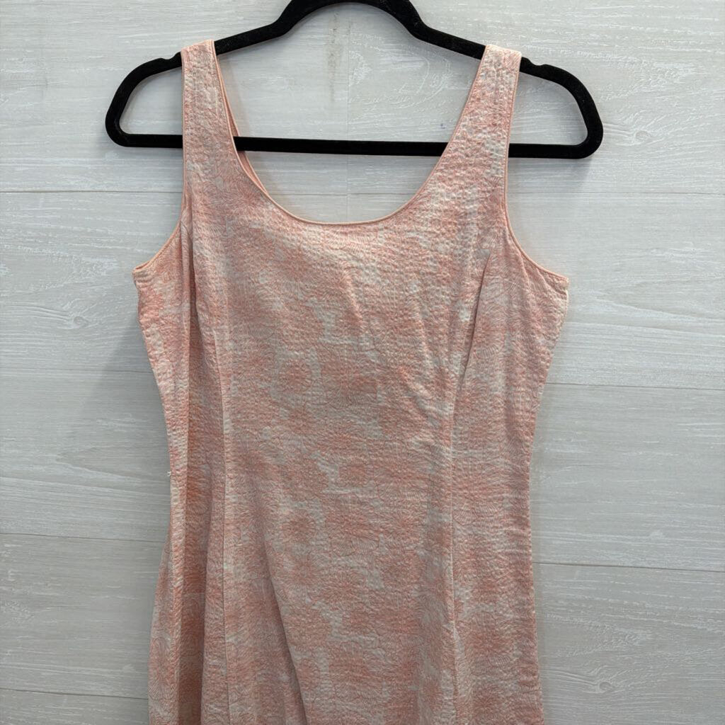 Liz Claiborne Pink/ White Print Sleeveless Dress 4