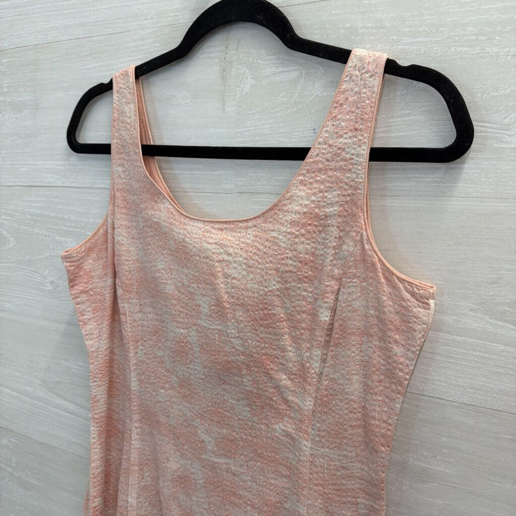 Liz Claiborne Pink/ White Print Sleeveless Dress 4