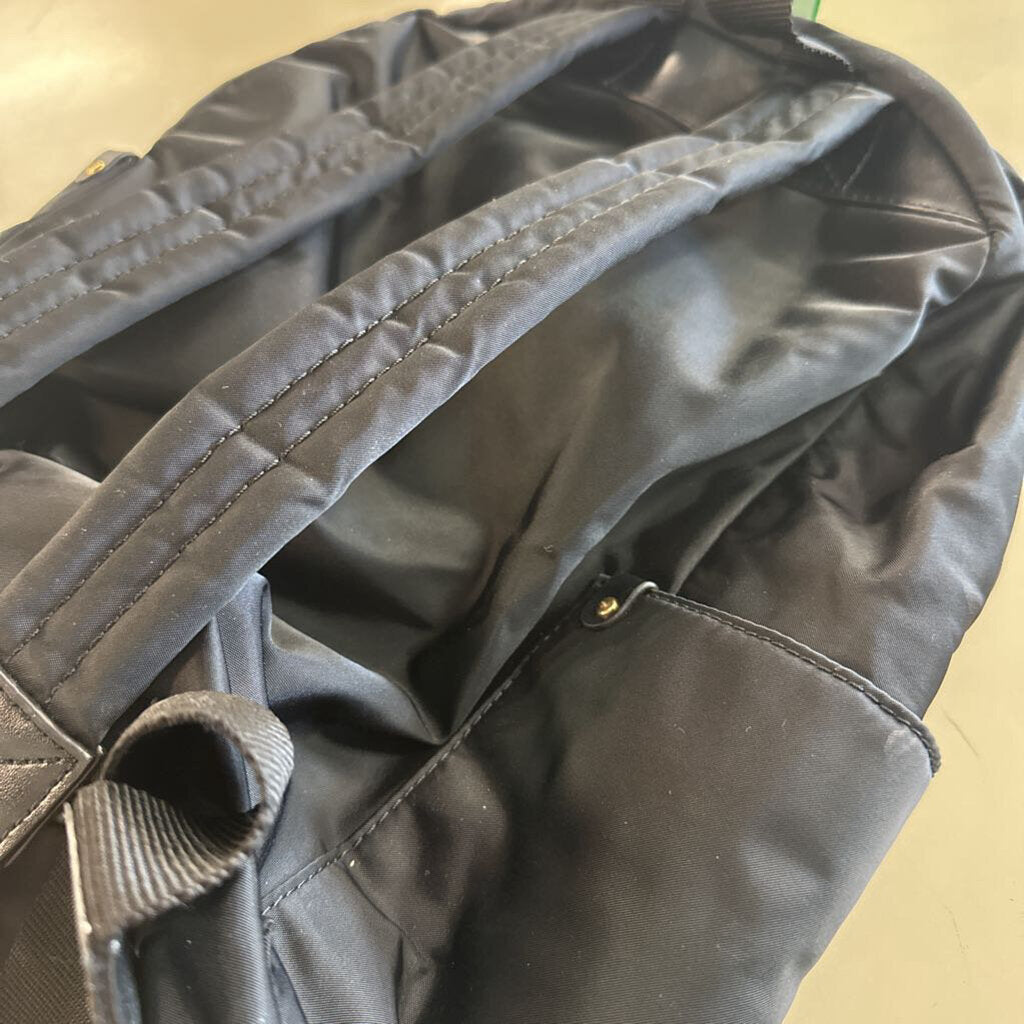 Marc Jacobs Black/ Gold Preppy Nylon Backpack