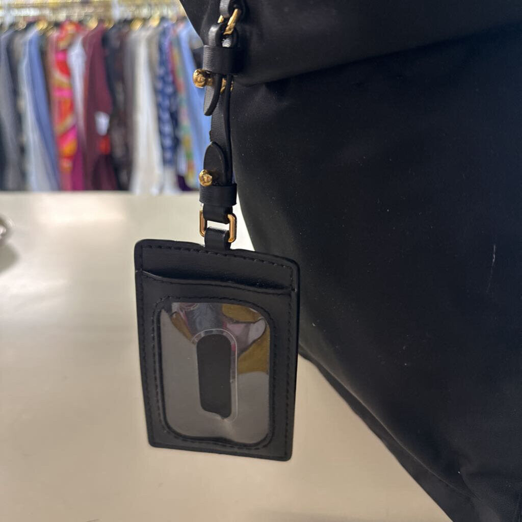 Marc Jacobs Black/ Gold Preppy Nylon Backpack