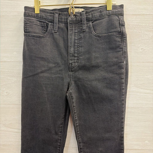 Madewell Black Denim Roadtripper Skinny Flare Jeans 27
