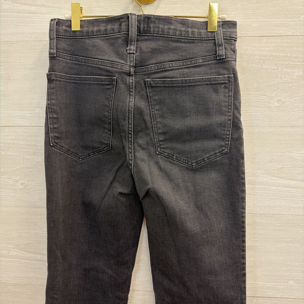 Madewell Black Denim Roadtripper Skinny Flare Jeans 27