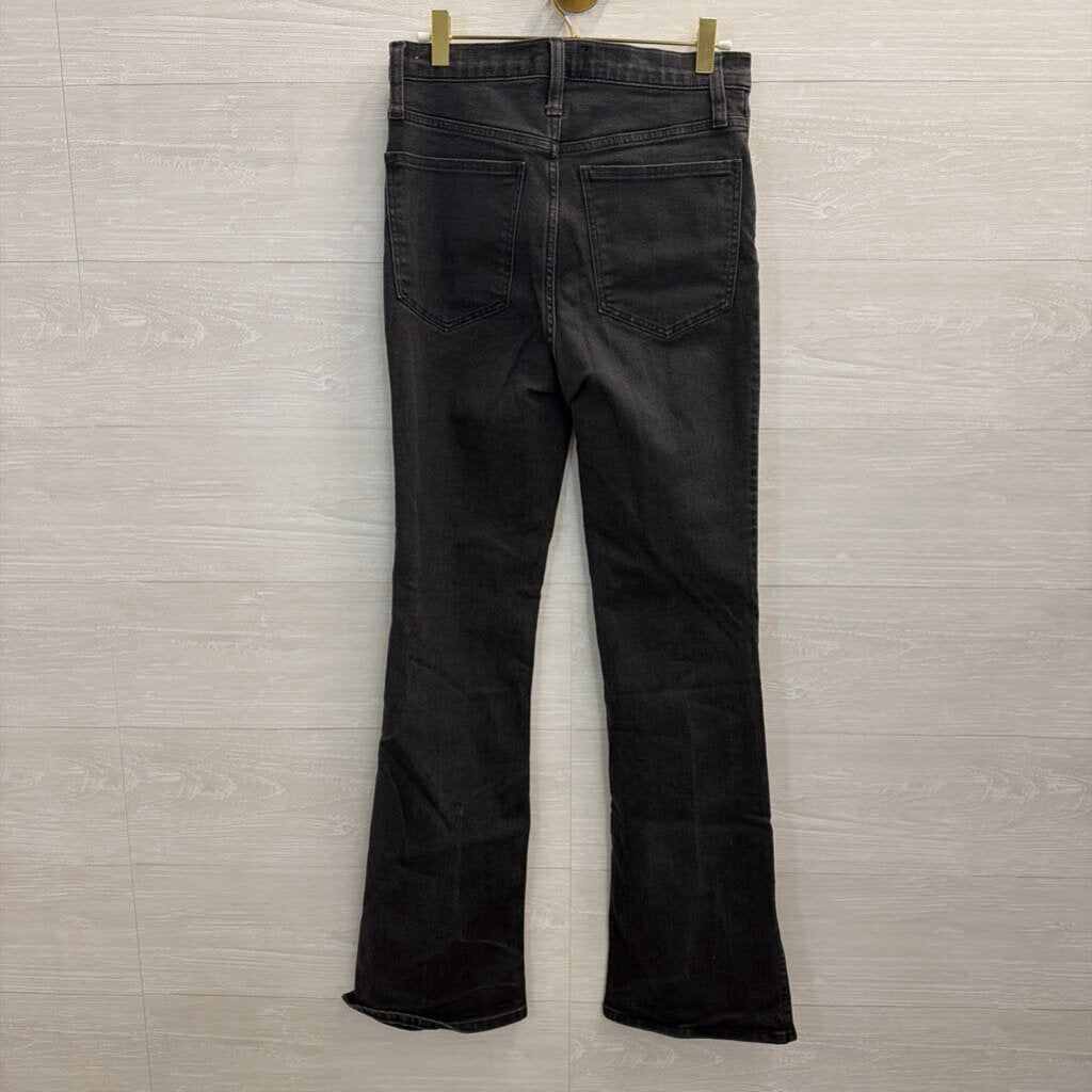 Madewell Black Denim Roadtripper Skinny Flare Jeans 27
