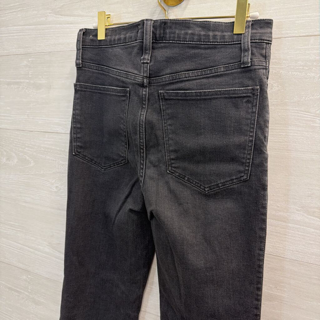Madewell Black Denim Roadtripper Skinny Flare Jeans 27