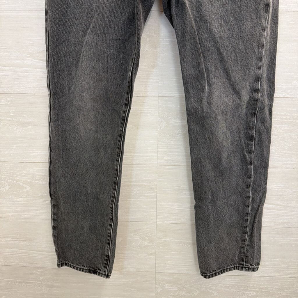 Levi Black Denim Wide Leg Jeans 27