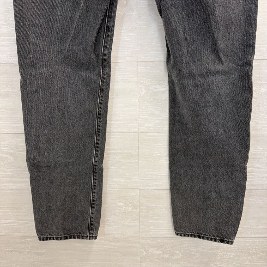 Levi Black Denim Wide Leg Jeans 27