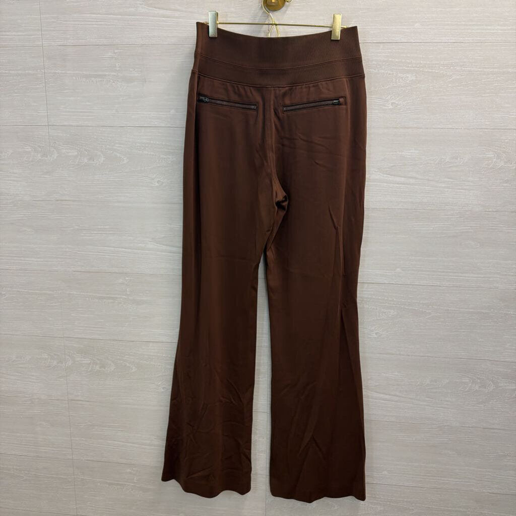 Athleta Brown Wide Leg Pull On Pants Small