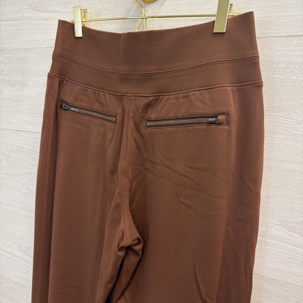 Athleta Brown Wide Leg Pull On Pants Small