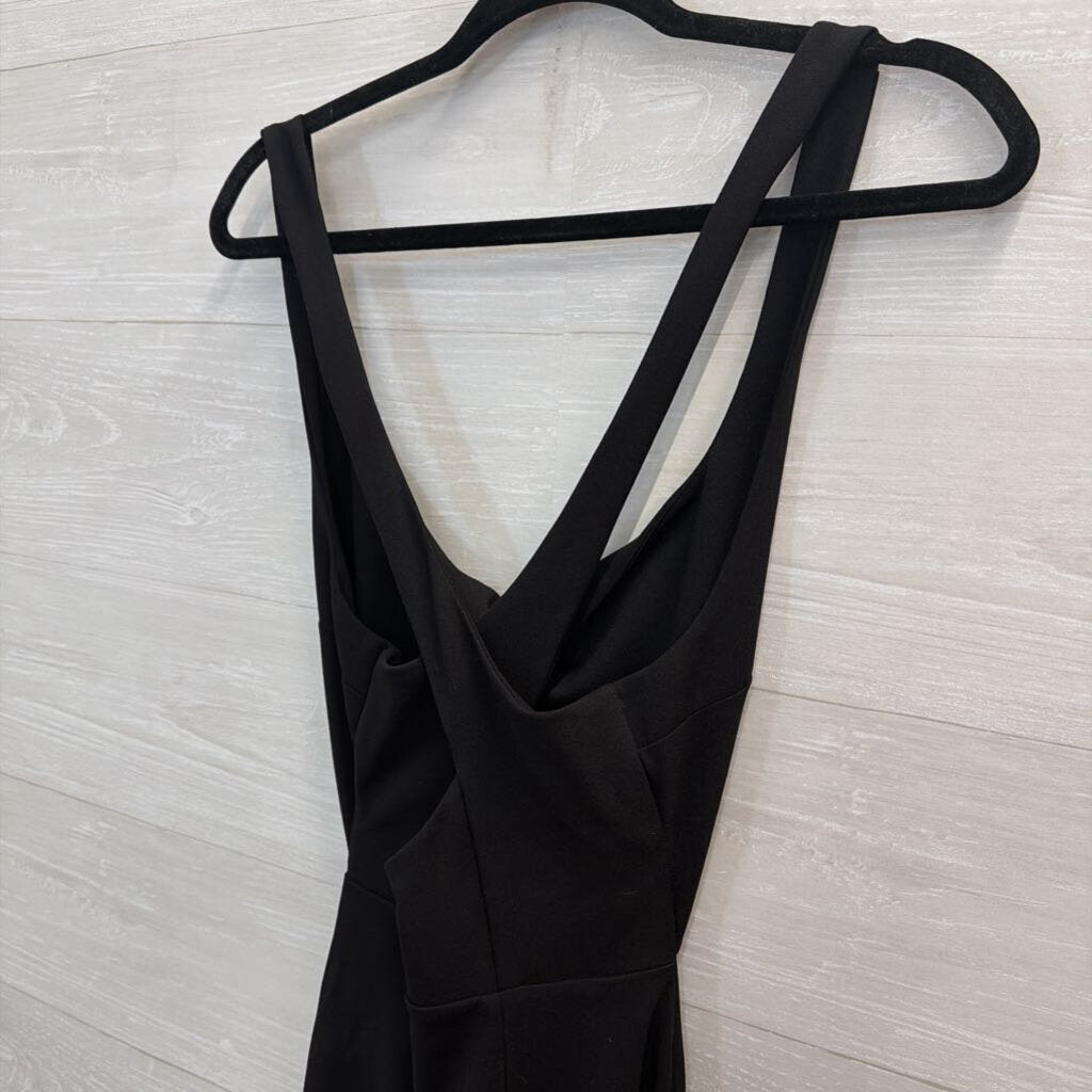 Show Me Your Mumu Black Cut Out Twist Front Maxi Dress Large