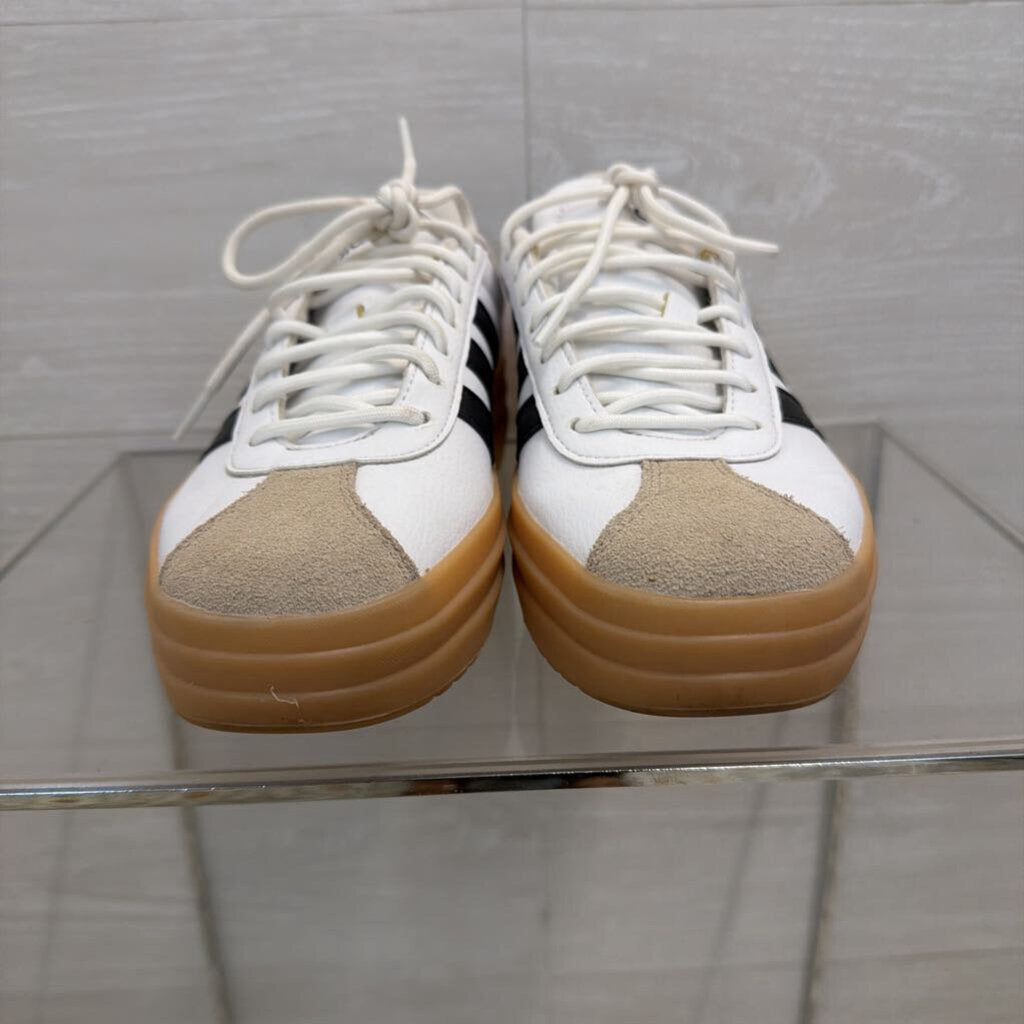 Adidas White/ Black VL Court Bold Sneakers 6.5