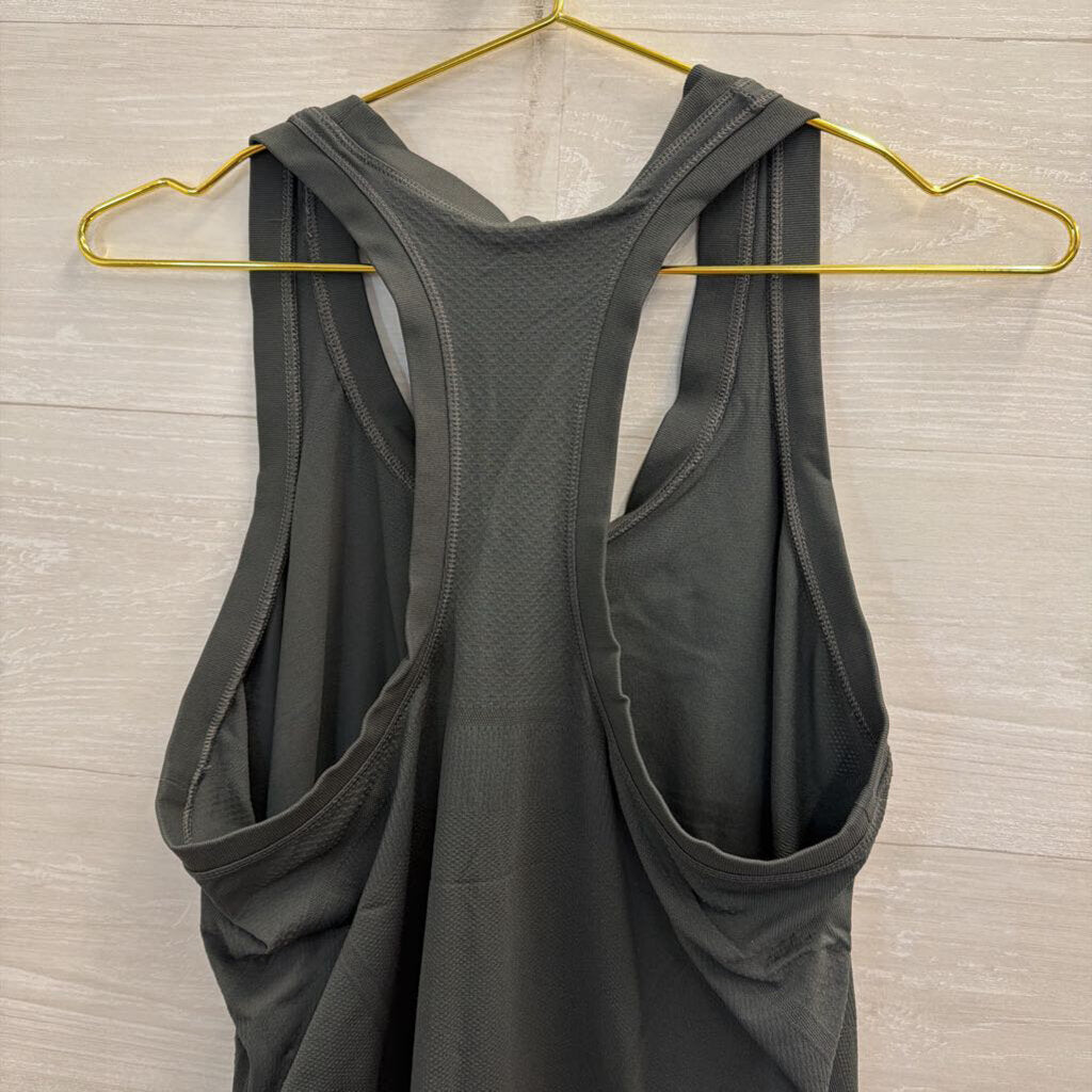 Athleta Grey Athletic Tank Top Large