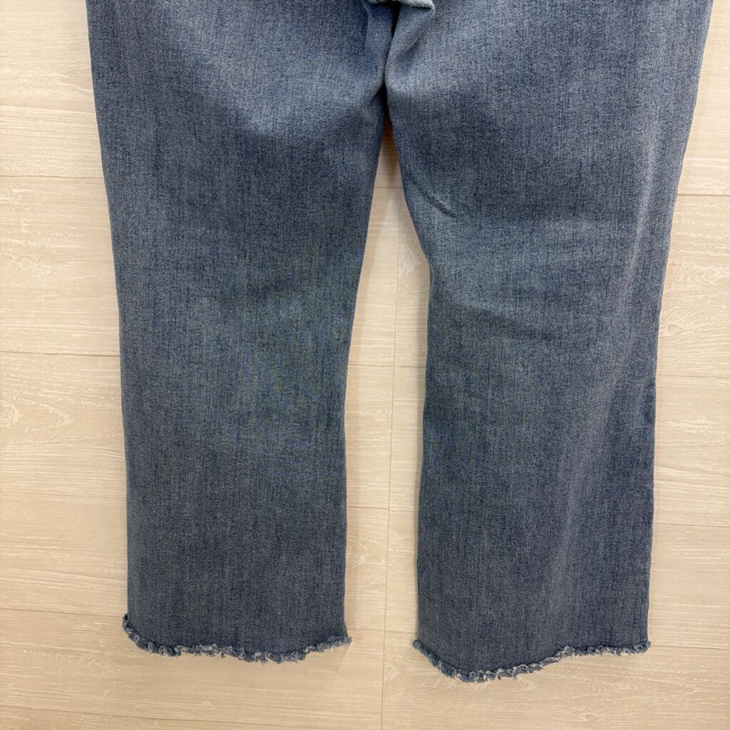 Risen Jeans Light Wash Flare Leg Jeans 1XL