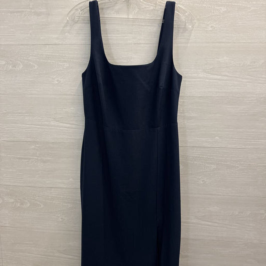 BHLDN Navy Silky Square Neck Long Formal Dress 6