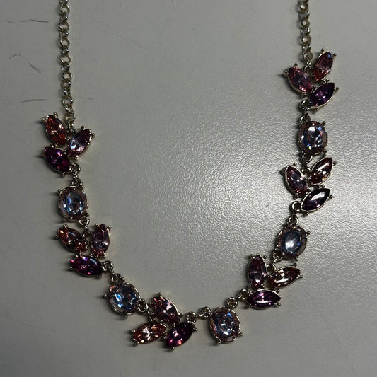 Gold/ Pink Stone Necklace