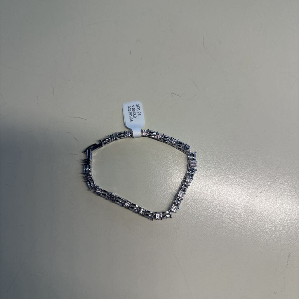 Silver Rhinestone Bracelet
