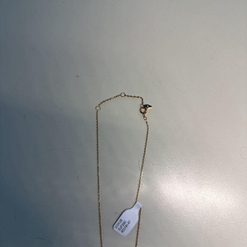 Gold Dainty Knot Pendant Necklace
