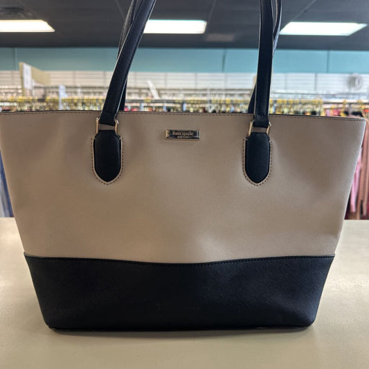 Kate Spade Black/ Beige Laurel Way Dally Tote Purse
