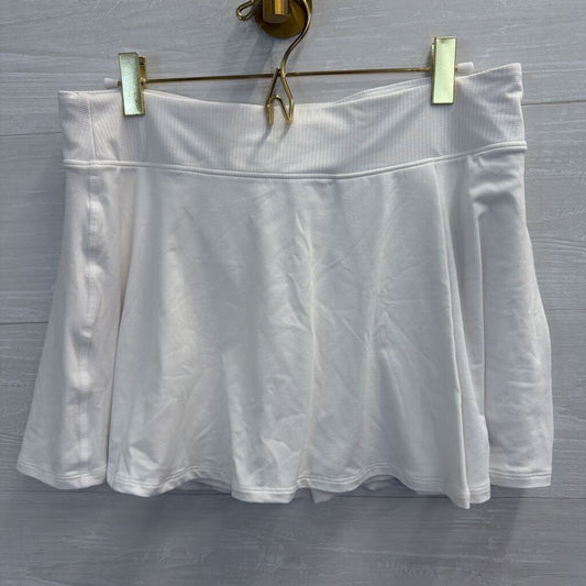 Nike White Athletic Skort Large