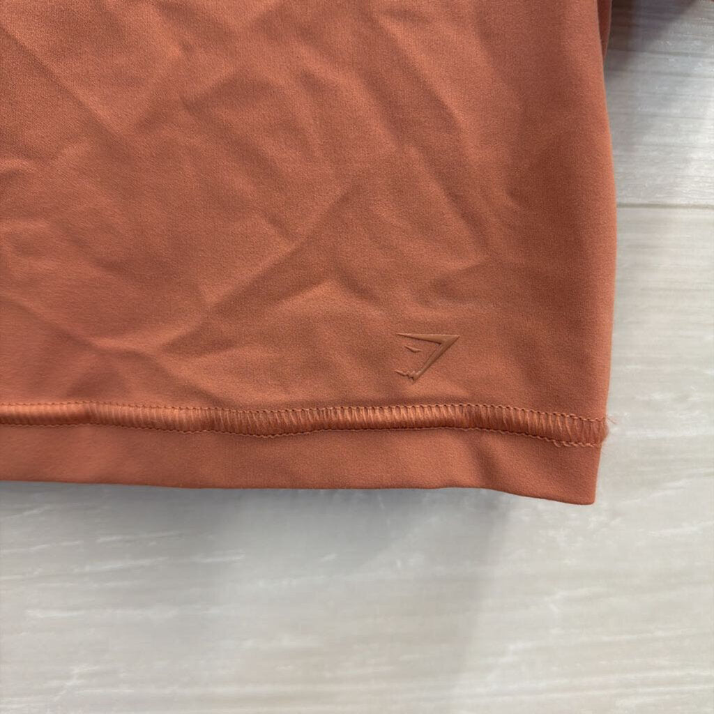 GymShark Pink Cropped Short Sleeve Top Medium