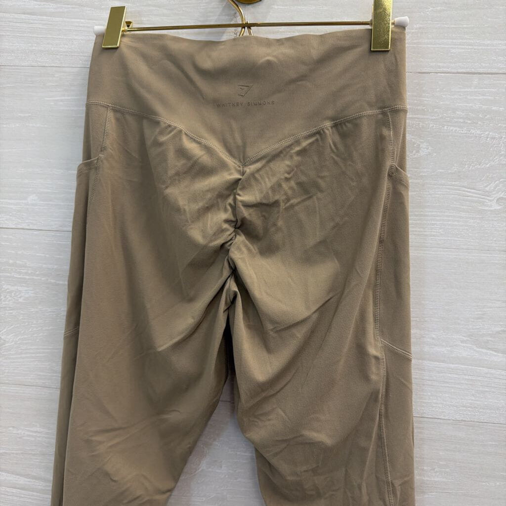 GymShark Whitney Simmons Light Brown Leggings Medium